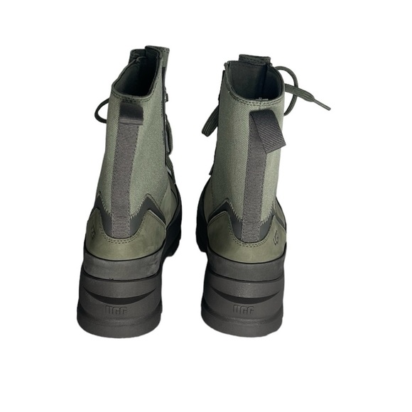 NWOT UGG Women’s The Ugg Lug Leather Boot Moss Green - Picture 9 of 13